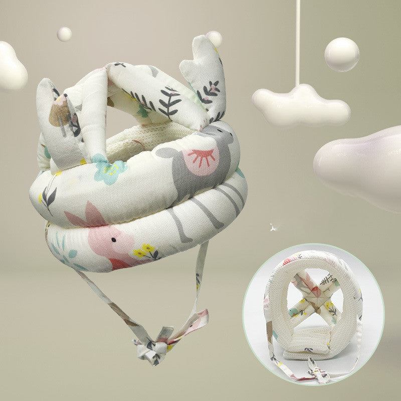 Infants & Toddlers Crawling & Walking Protection Helmet w/ Antlers