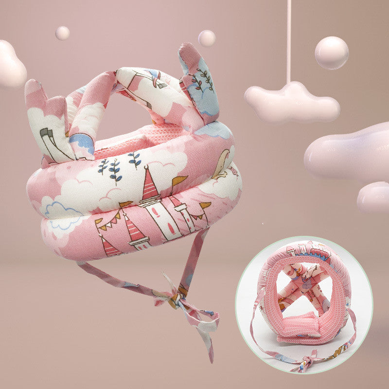 Infants & Toddlers Crawling & Walking Protection Helmet w/ Antlers