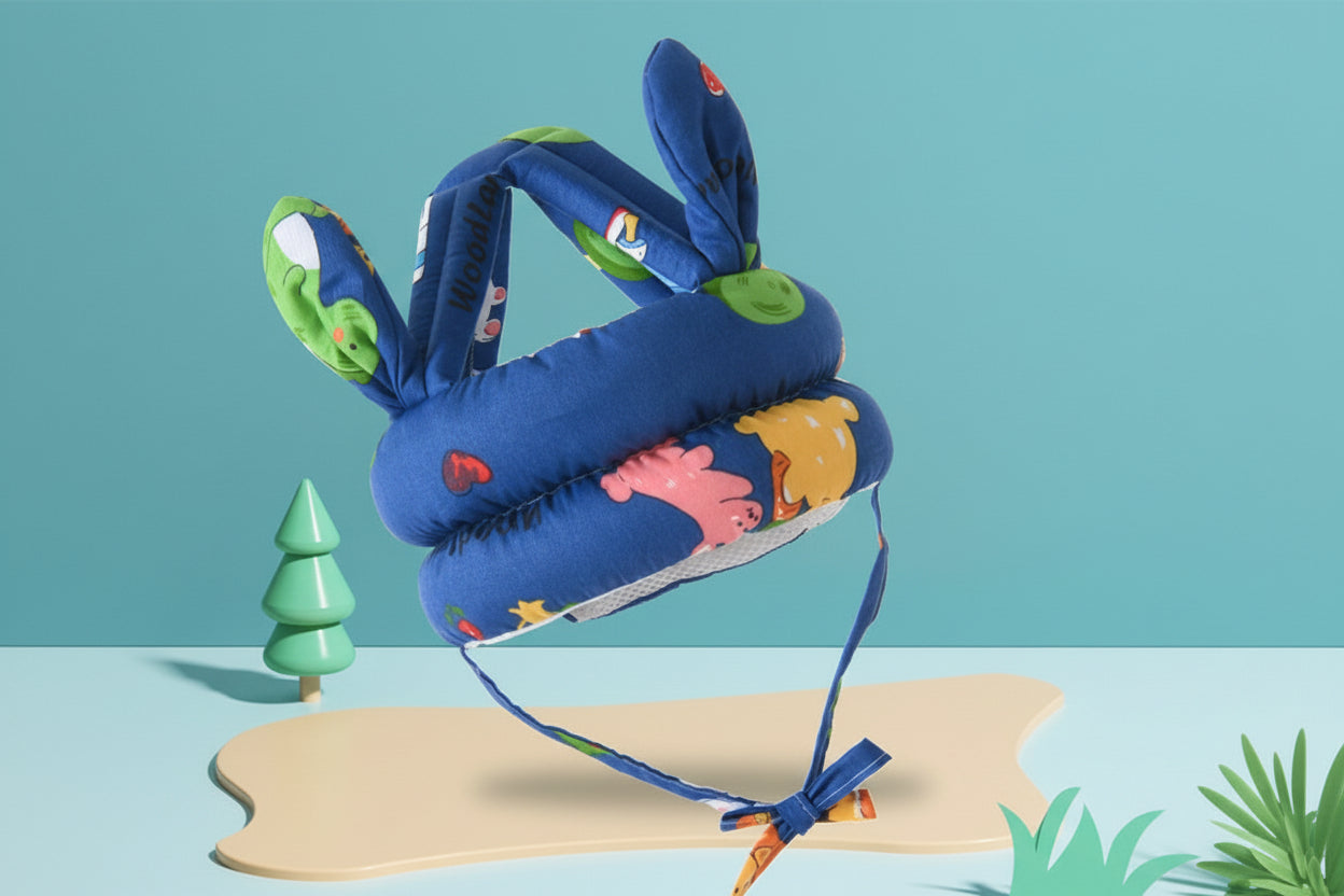 Crawling & Walking Protection Cap w/ Ears