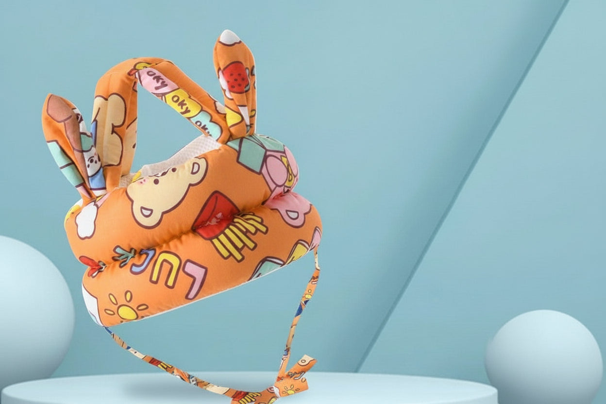 Crawling & Walking Protection Cap w/ Ears